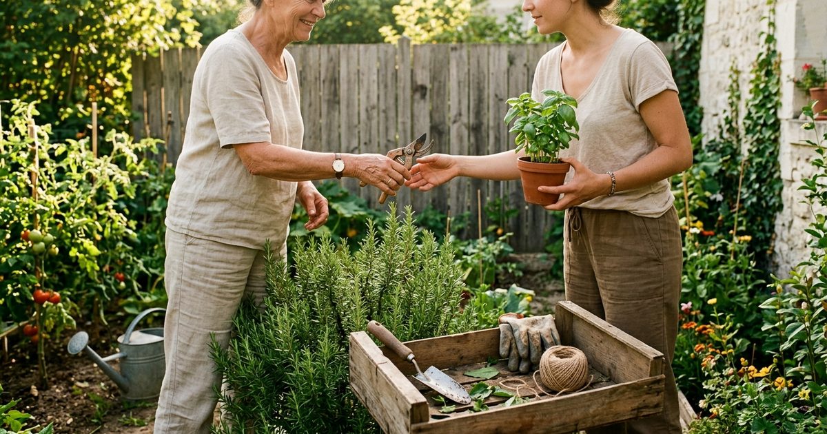 Entraide jardinage à Tours : comment s'occuper de son jardin sans se ruiner ?